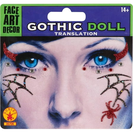 - Gothic Doll Face Mask Tattoo