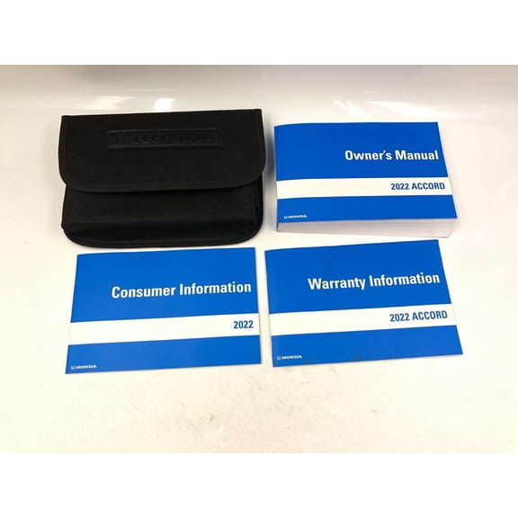2022 Honda Accord Sedan Owners Manual With Case OEM F03B19027