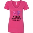 thumbnail image 3 of Inktastic Nurse Practitioner Np Appreciation Women's V-Neck T-Shirt, 3 of 5