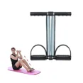 thumbnail image 1 of Cuerda de tracción con resorte doble para abdominales, tensión elástica, pedal de fitness, equipo para abdominales, ejercitador de piernas, recortador de abdomen, 1 of 7