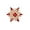 Red, variant on Small Marquise Rhinestone Flower Brooch Pins for Women Gold-Toned Fashion Crystal Cute Geometric Corsage Brooches Lapel Pins Suit Dress Accessories Elegant Chic Christmas Banquet Jewelry