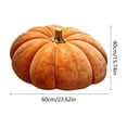 thumbnail image 3 of Fall Pumpkin Shaped Bath Mat,Fluffy Absorbent Diatomaceous Earth Doormat,Thanksgiving Non Slip Stain Resistant Rug for Bathroom Bedroom Entryway Harvest Home Decor,15.74x23.62", 3 of 6
