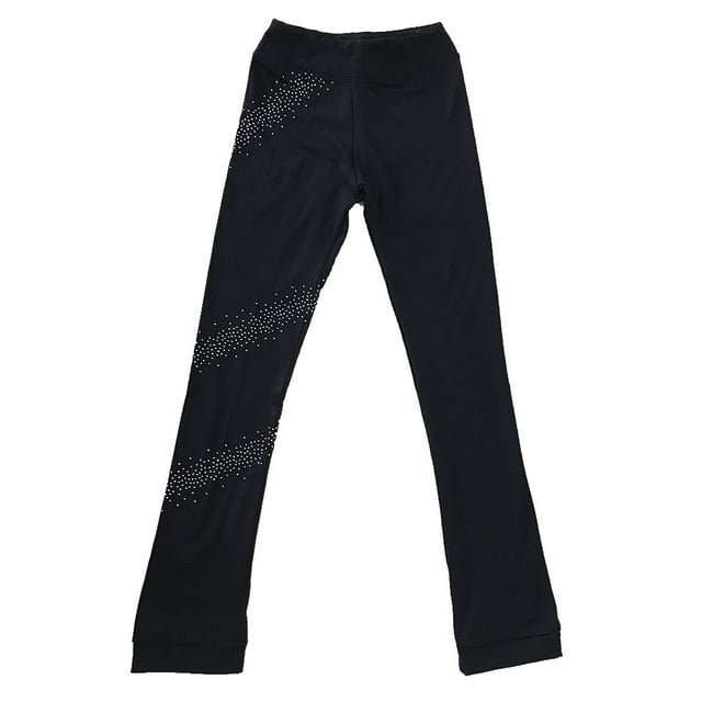 Traje de patinaje artístico: pantalones de práctica para niños, niñas y mujeres, ropa deportiva para patinadores, ropa deportiva, ropa Star170 Baoblaze Conjunto de pantalones de patinaje