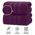 thumbnail image 6 of RIVERSIDE 2 Pack Luxury Bath Sheets 35×70 Soft Quick Dry Extra Large Cotton Towels 550 GSM Hotel Quality Spa - Purple, 6 of 8