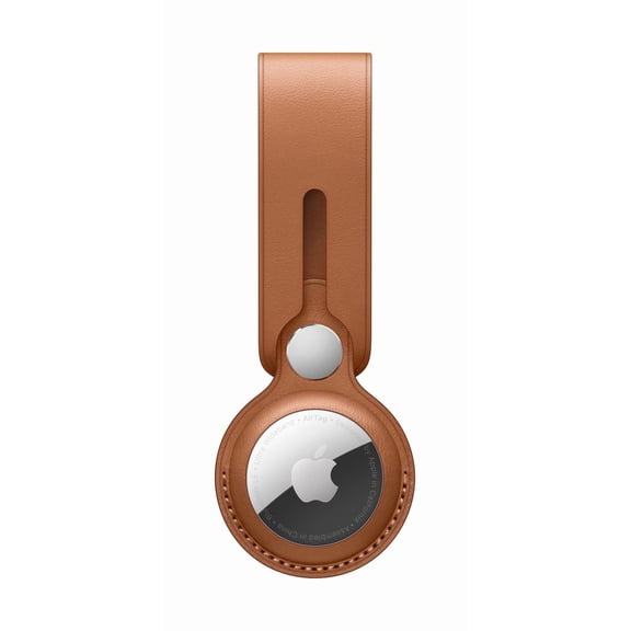 Apple Lanière en cuir pour AirTag - Brun alezan