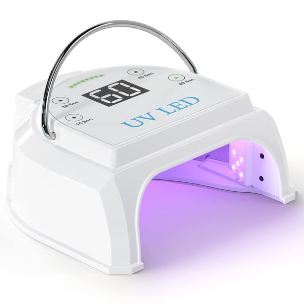 Lámpara LED UV para uñas Gelpal, 80 W, profesional, inalámbrica, blanca