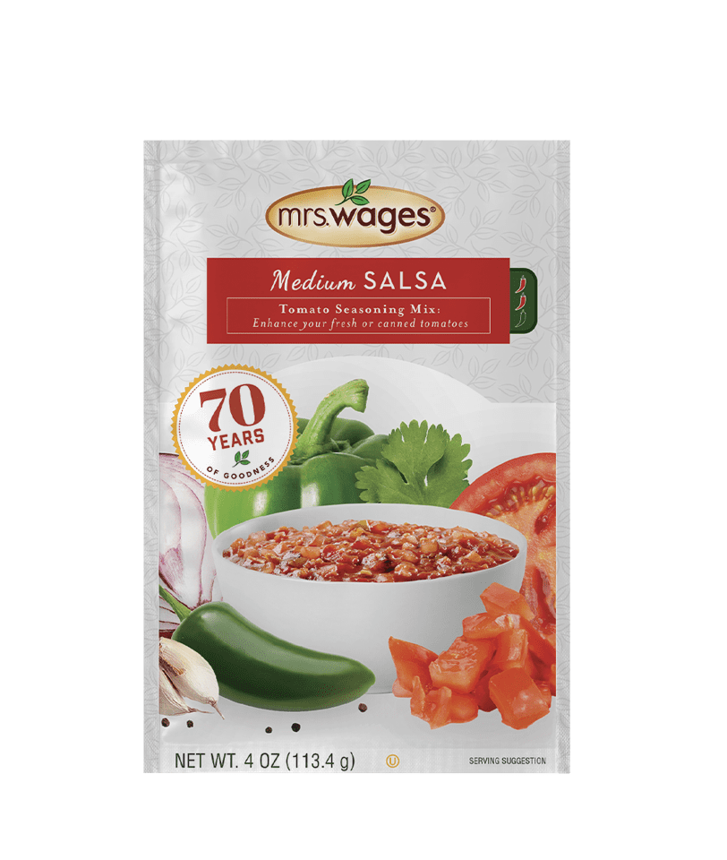 Mrs. Wages Salsa Mix Medium Packet, 4 Oz
