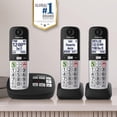 thumbnail image 2 of Teléfono inalámbrico Panasonic KX-TGU433B con pantalla grande y botones, 2 of 6
