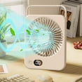 thumbnail image 5 of Weloille USB Desk Fan, Strong Wind Ultra Quiet Small Personal Fan, USB-C Corded Powered Mini USB Fan for Office Desktop Bedroom, 5 of 7