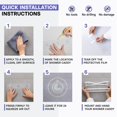 thumbnail image 5 of KINCMAX Premium Shower Caddy - Adhesive Bathroom Shower Organizer and Storage, 5 of 8