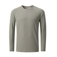 thumbnail image 2 of sageysalite Mens Long Sleeve Shirts with Thumb Holes Lightweight Slim Fitted Breathable Quick Drying Athletic Shirts, 2 of 7