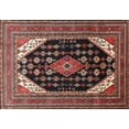 thumbnail image 1 of Ahgly Company Indoor Rectangle Traditional Orange Salmon Pink Medallion Area Rugs, Swatch Sample, 1 of 6