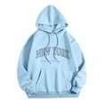 thumbnail image 2 of New York Hoodie 2025 Streetwear Long Sleeve Y2K Graphic Hoodies with Pockets Hooded Sweatshirt Hoodie Women Pullover, 2 of 5