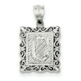 thumbnail image 1 of 925 Sterling Silver Initial C Charm and Pendant, 1 of 2