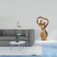 thumbnail image 2 of Estatua de flamenco en resina, escultura de pareja, figura de arte moderno, artesanía única, decoración de resina y cerámica, ideal para bodas, dormit, 2 of 8