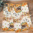 thumbnail image 4 of Fall Maple Leaves Kitchen Towels Set of 3, Water Absorbent Dish Towel, Thanksgiving Pumpkins Gnomes Rustic Decorative Hand Towels - Quick Drying Cloth for Cooking Baking, 18x28 Inch, 4 of 8