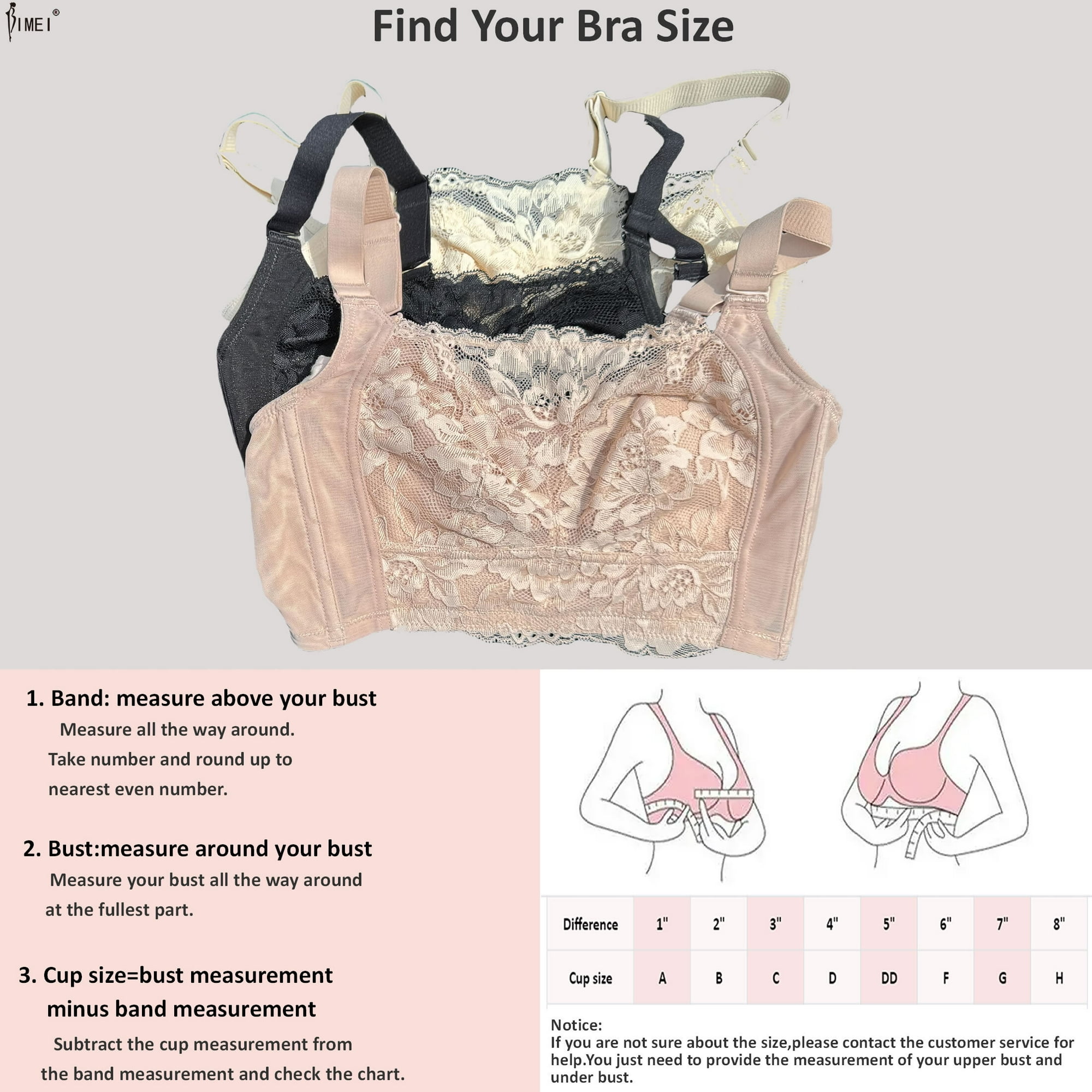 BIMEI Soutien-Gorge Post-Mastectomie pour Femmes Prothèse Mammaire