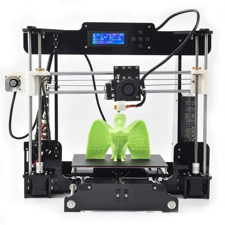 TRONXY 3D Printer Accessories P802D LCD Screen 3D Printer Kit Large Printing Area 220*220*180mm Acrylic Structure Black