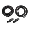 thumbnail image 1 of Boquilla de lavado de parabrisas Unique Bargains para Honda HR-V 2016-2017 No.76810TP6A01 Delantera Negra con 2 Pcs de manguera de 1 metro 1 juego, 1 of 7