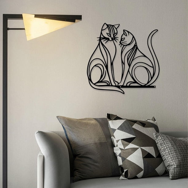 Decoración de pared con diseño de , artesanía de metal, adorno decorativo versátil, obra de para dormitorio, hogar, vacaciones, inauguración