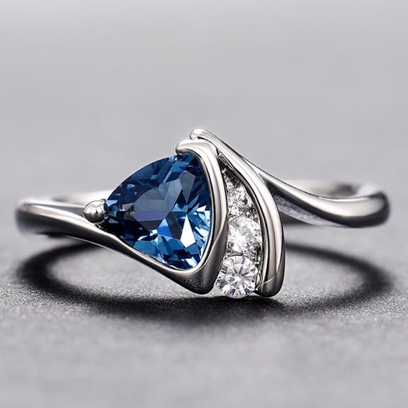 LINXIQIN With handcrafted details Wedding Cocktail For Her Ladies High Quality Comfortable Fit Cubic Zirconia CZ Ring Ideal Jewelry Gift With Gift Packaging