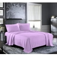 thumbnail image 3 of Bed Pillow Cases, Wrinkle & Fade Resistant, Hypoallergenic, Microfiber, 2-Piece (King Pillowcase, Lilac), 3 of 4