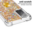thumbnail image 3 of Funda para Samsung Galaxy S20 FE 4G/5G con Brillo Líquido Flotante, Purpurina, Parachoques y Anillo Giratorio Soporte, 3 of 5
