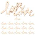 thumbnail image 1 of WASHWEPE 18Pack Letter for Wall Decor Natural Wood Color Crafting for Festival Decorations, 1 of 7