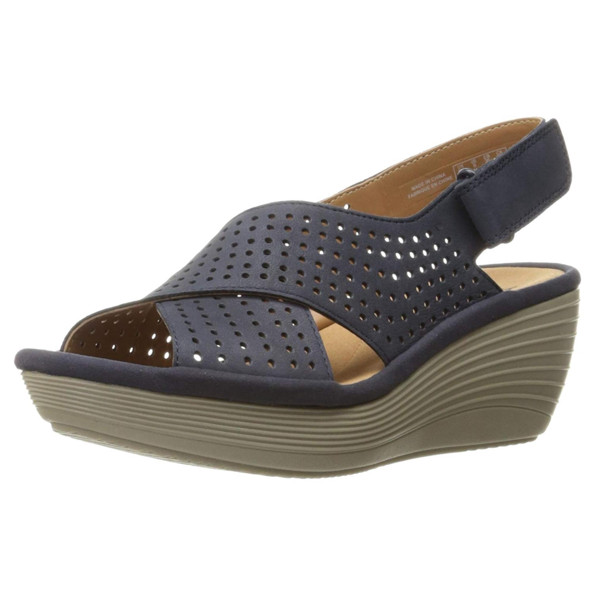 Clarks Women s Reedly Variel Wedge Sandal Walmart