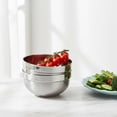 thumbnail image 2 of 6 Pack 18/8 Stainless Steel Bowls, 17 Oz Soup Bowl Double-walled Insulated Bowls, 5 Inch Snack Cereal Bowl for Rice, Fruit, Salad Ice cream, Dishwasher Safe, 2 of 9