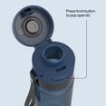 thumbnail image 3 of Contigo AutoPop Leakproof Water Bottle with Carry Strap and Agitator Ball, 24 oz (709 ml) – Leak-Proof, BPA-Free, Dishwasher Safe, Protein Shaker Mixer Bottle, 3 of 8