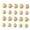 thumbnail image 4 of WORGEOUS  100 Pcs Hardwood Dowels Half Craft Balls for DIY Child, 4 of 8