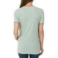 thumbnail image 2 of Time and Tru Women's Essential Short Sleeve V-Neck T-Shirt, 2 of 3