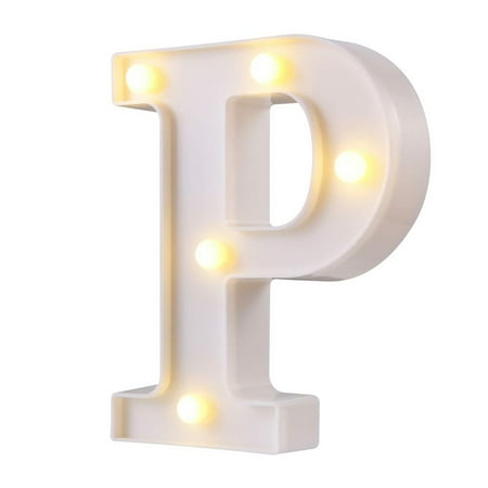 

Chicmine LED Letter Light Switch Design Waterproof Plastic Alphabet Letter Night Light Lamp for Party Club Bar