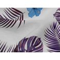 thumbnail image 5 of oneOone Viscose Jersey Medium Purple Fabric Tropical Hibiscus Floral Quilting Supplies Print Sewing Fabric By The Yard 60 Inch Wide, 5 of 7