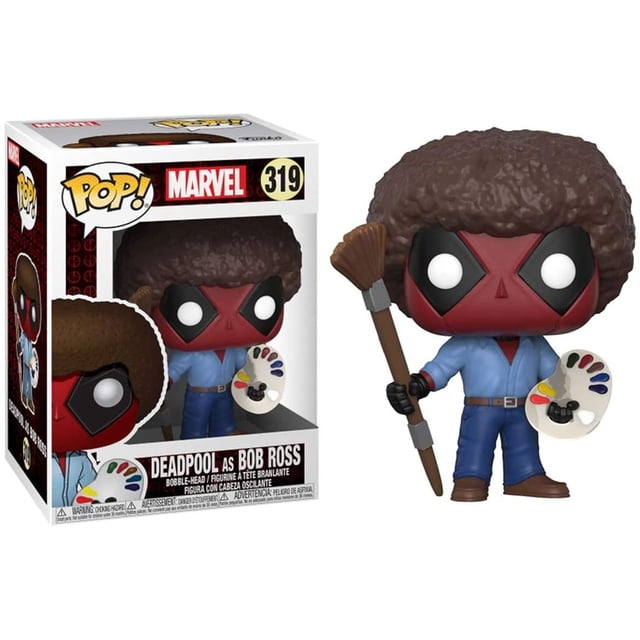 FUNKO POP MARVEL Deadpool Playtime- Bob Ross Funko funko