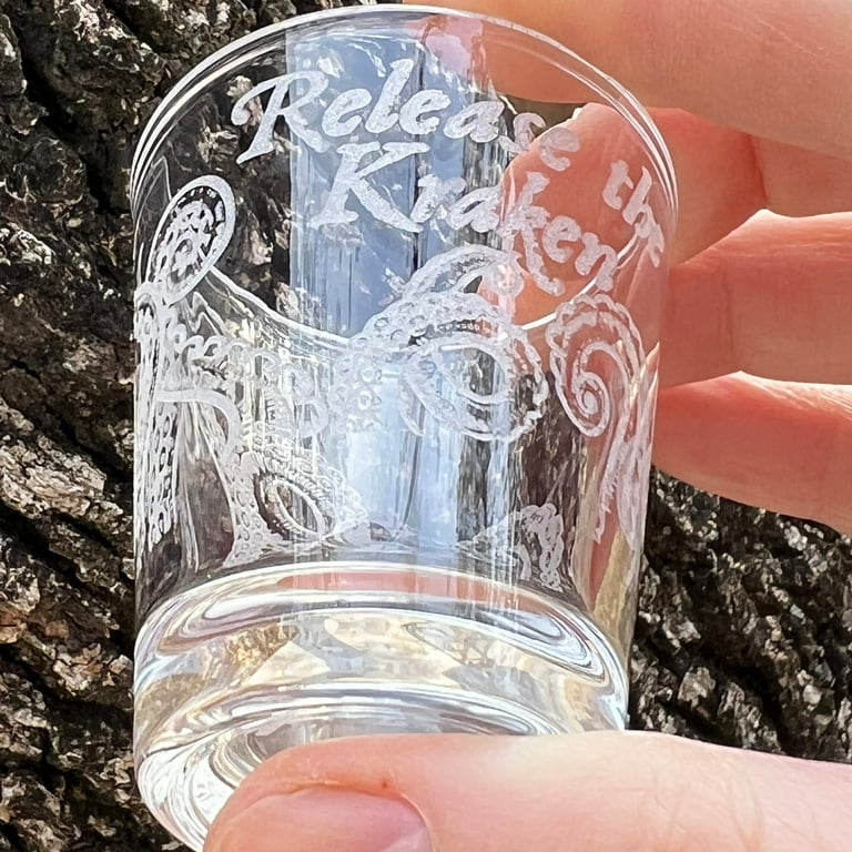 2oz Release the Kraken Shotglass LASER 2oz Release the Kraken Shotglass LASER