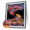 thumbnail image 3 of Cuadros Decorativos Tour de peces de colores de diamante de círculo completo de pintura de diamantes 5D JShteea Nuevos Originales, 3 of 9