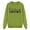 Green, variant on Festive Christmas Black Crewneck Sweatshirt for Children, Holiday Pullover for Boys and Girls, Age 6-12