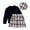 Black, variant on OSOLU Toddler Girl Fall Winter Skirt Set Turtleneck Ribbed Long Sleeve T Shirt Tops & Plaid Skirts Dress Breathable Dailywear, 4-5 Years