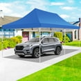 thumbnail image 3 of HOTEEL 10'x20' Pop up Canopy Tent with 6 Removable Sidewalls, Instant Outdoor Canopy Shelter with Upgrade Raised Roof and Carry Bag,Light Blue, 3 of 14