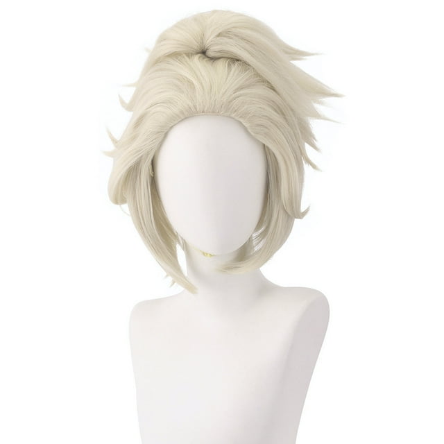 Disfraz sintético de Cosplay Wig Identity Duck para fiesta de anime