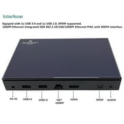 Ugoos SK1 8K Ultra HD TV Box Amlogic S928X-K Android 11.0 LPDDR4 8GB RAM 128GB WiFi6 1000M BT5.2 USB3.0 Support AV1 H.265 8K 60fps VP9 HDR Box, Navy Blue