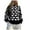 Black, variant on larppty Women's Cute Sweater Crewneck Long Sleeve Oversized Color Block Knit Pullover Fall Top Fashion (Red, M)