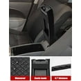 thumbnail image 6 of KBH Center Console Cover for 2004-2009 Toyota Prius Accessories, Car Middle Console Lid Armrest Cover, Leather Anti-Scratch Cushion Pad, Black, 6 of 7