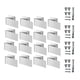 thumbnail image 1 of 16 clips para ventanas, protectores de persianas de acero inoxidable, protección eficaz contra el viento. Plata, 1 of 9