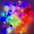 thumbnail image 2 of Coleteros luminosos con luces LED de colores, diademas elásticas de satén para el pelo, accesorios para el pelo de niña para fiestas, 2 of 6