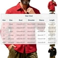 thumbnail image 3 of Lovzfmll Men's Workwear Jacket Color Block Pockets Notched Lapel Button Up Fleece Lined Gray, XL, 3 of 5