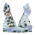 thumbnail image 1 of American Eagle Womens Ruffle Trim Bikini Swim Top 581 M American Eagle Bikini, 1 of 2