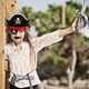 thumbnail image 2 of Set de sombreros de pirata CHRIMISS con parche de ojo de pirata y bigote, 48 piezas, para niños, 2 of 4
